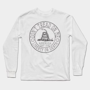 Dont Tread On Me Retro Long Sleeve T-Shirt